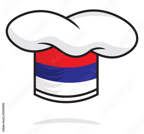 serbian chef hat