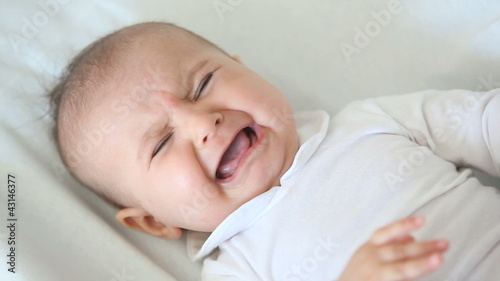 crying little baby