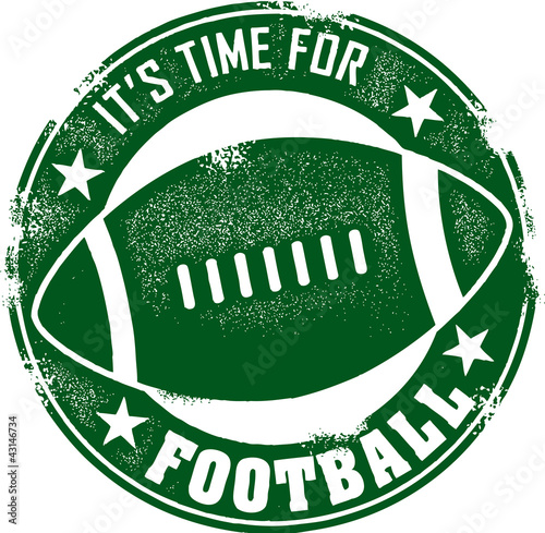 Time for Football Stamp