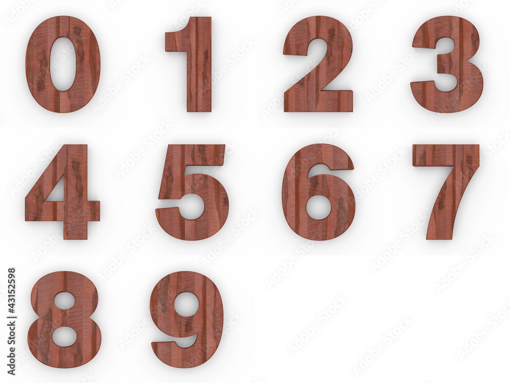 3d Font Wood Apple Numbers 3d Font Wood Apple Numbers