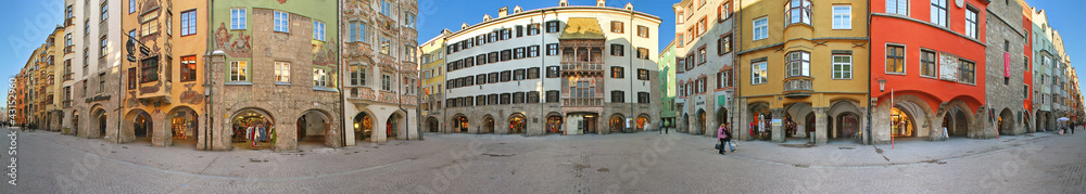 Fototapeta Panorama Innsbrucka na 360 stopni