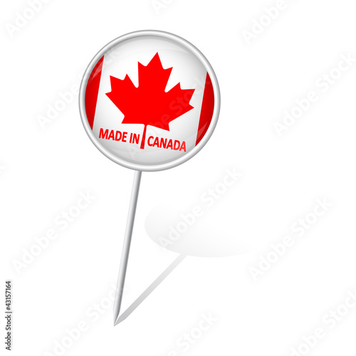 Pin rund - MADE IN CANADA
