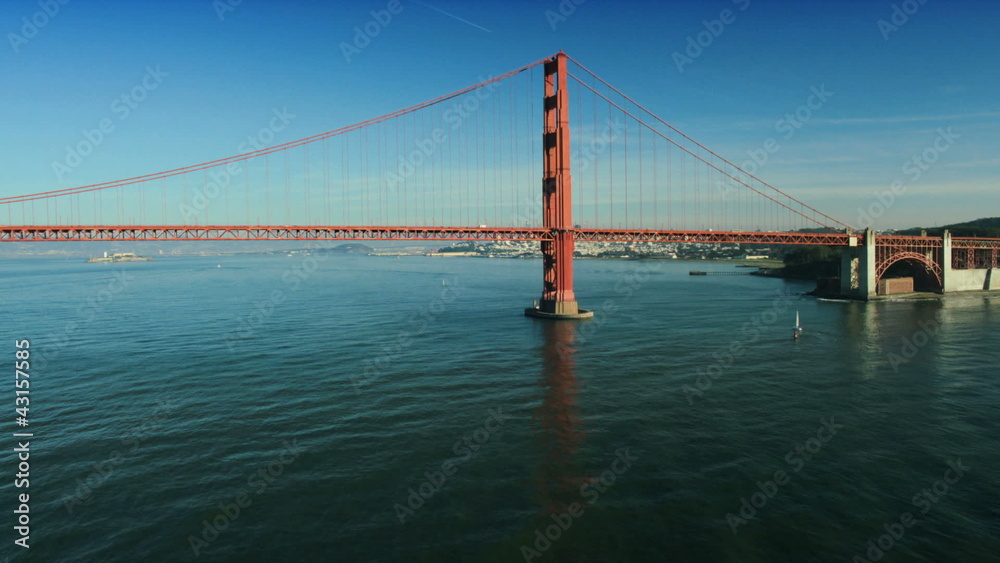 Aerial view of the Golden Gate Bridge, San Francisco, USA Aerial view of the Golden Gate Bridge, San Francisco, USA