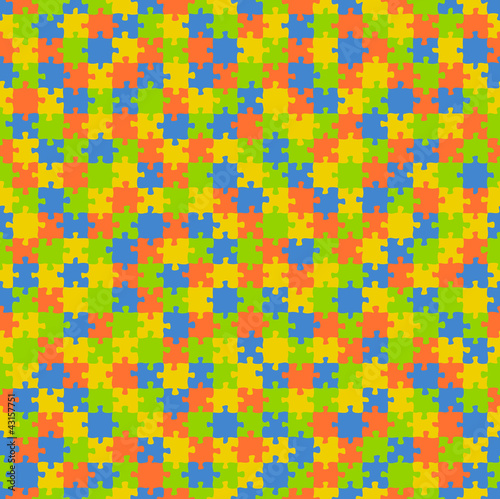 Puzzle Muster Hintergrund BUNT - endlos