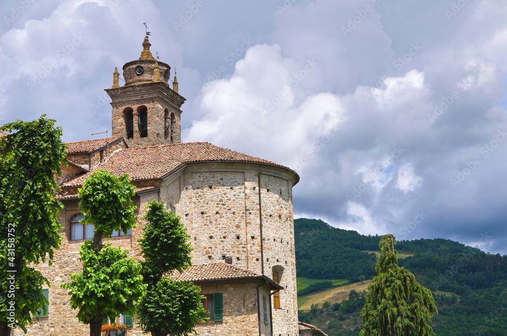 Monastery of St. Francesco. Bobbio. Emilia-Romagna. Italy.