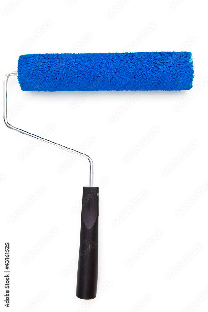 Obraz premium Blue paint roller