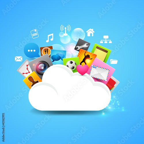 Cloud Storage Vector