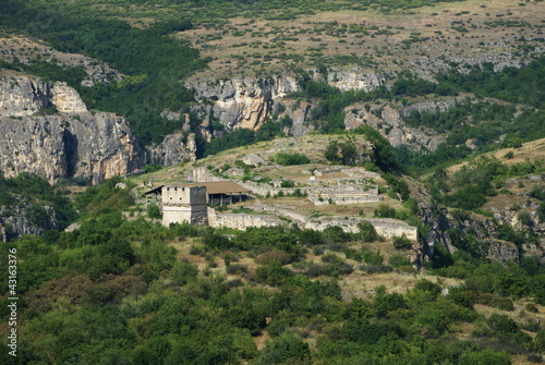 View over the Cherven fortress, Bulgaria photo