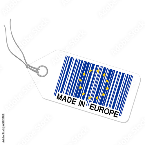 Anhänger mit  MADE IN EUROPE