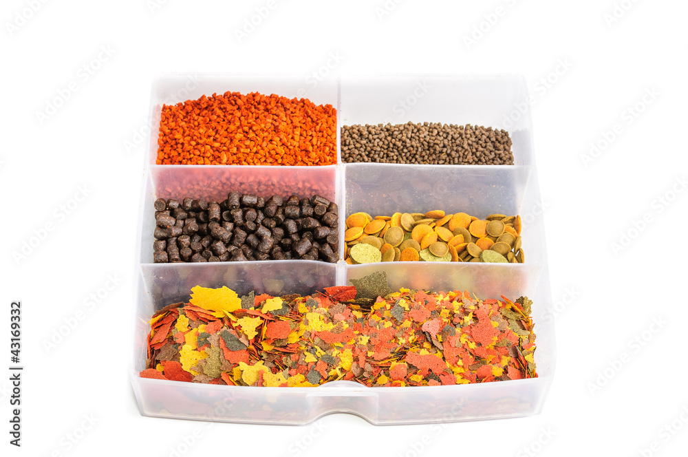 Dry food for aquarium fish Dry food for aquarium fish