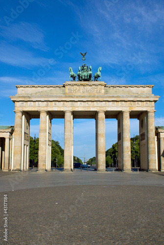 The famous Brandenburger Tor in Berlin