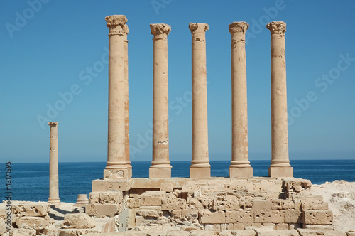 Libia. Sabratha tempio di Iside