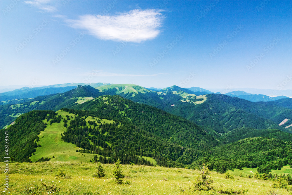 Mountain ridge-Nat. park Greater Fatra-Slovakia/Europe