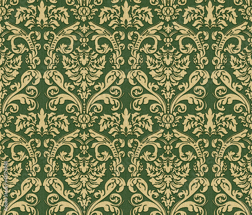 damask wallpaper.
