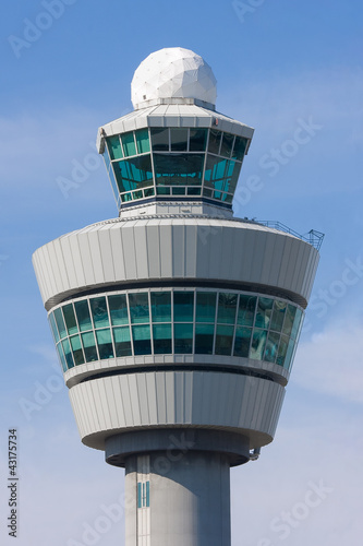 Control tower at Schiphol airport, the Netherlands