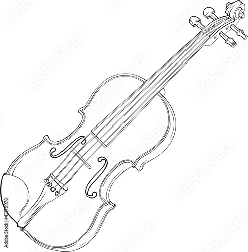 Violin Drawing