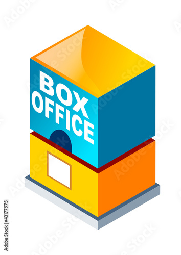 vector icon box office