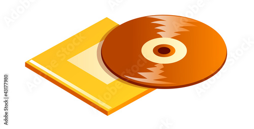 vector icon cd