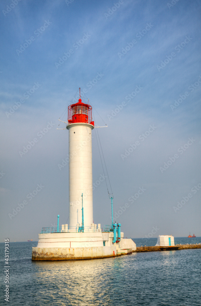 Lighthouse at sunny day