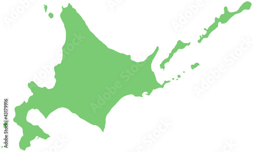 北海道の地図