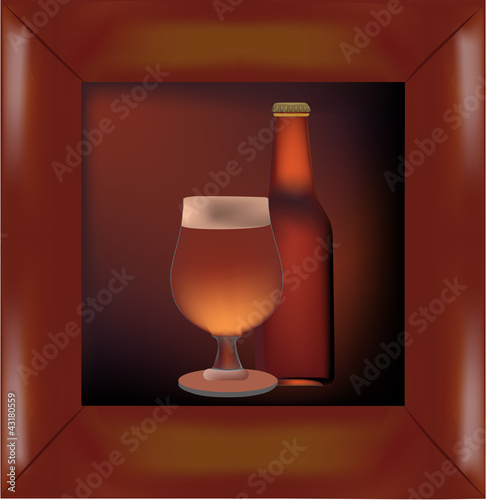quadro  con birra