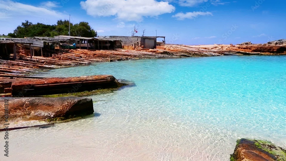 beautiful rocky escalo beach in balearic islands beautiful rocky escalo beach in balearic islands