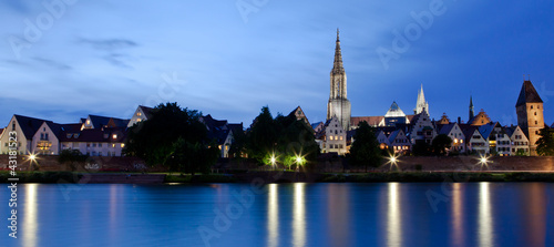 Nachtpanorama von Ulm