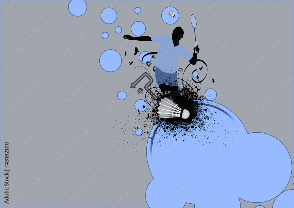 Obraz premium Badminton