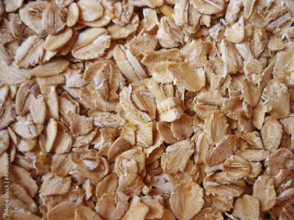 Oat flakes background Oat flakes background