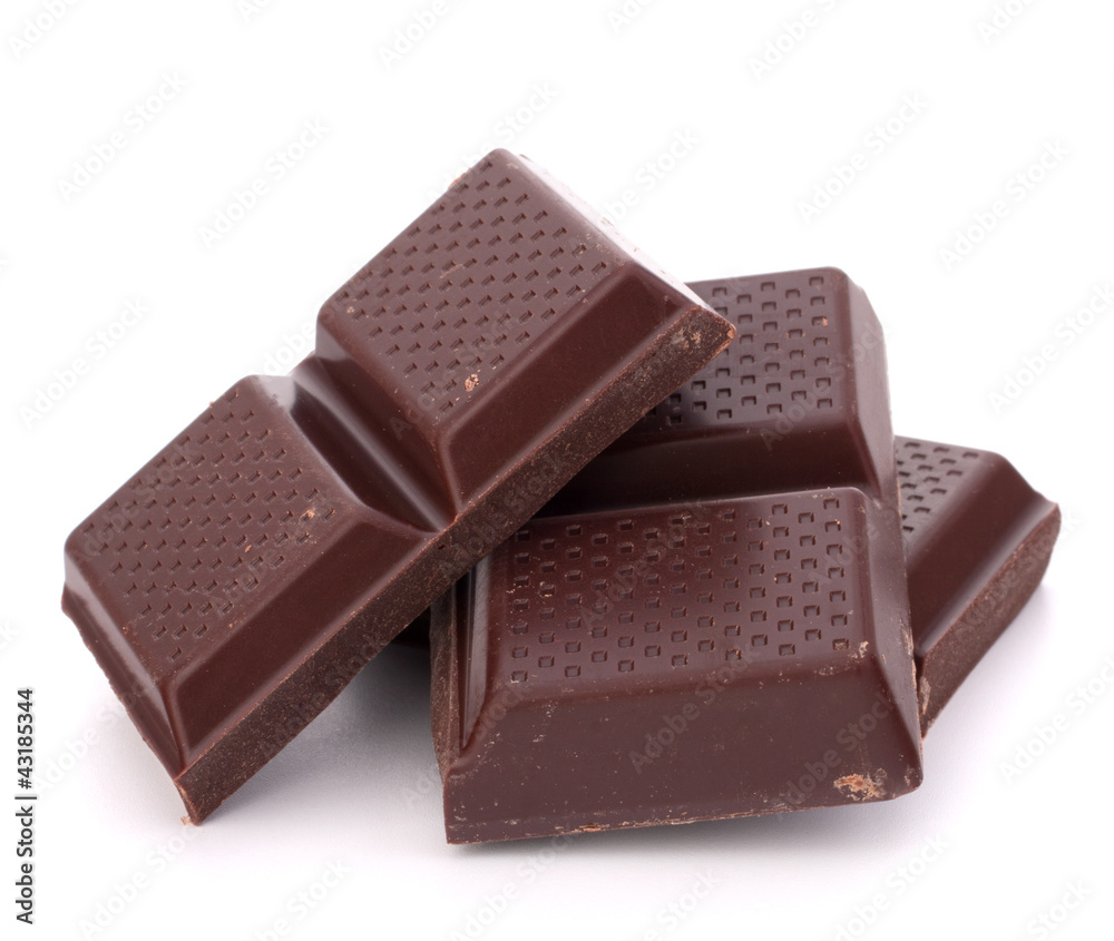 Chocolate bars stack Chocolate bars stack