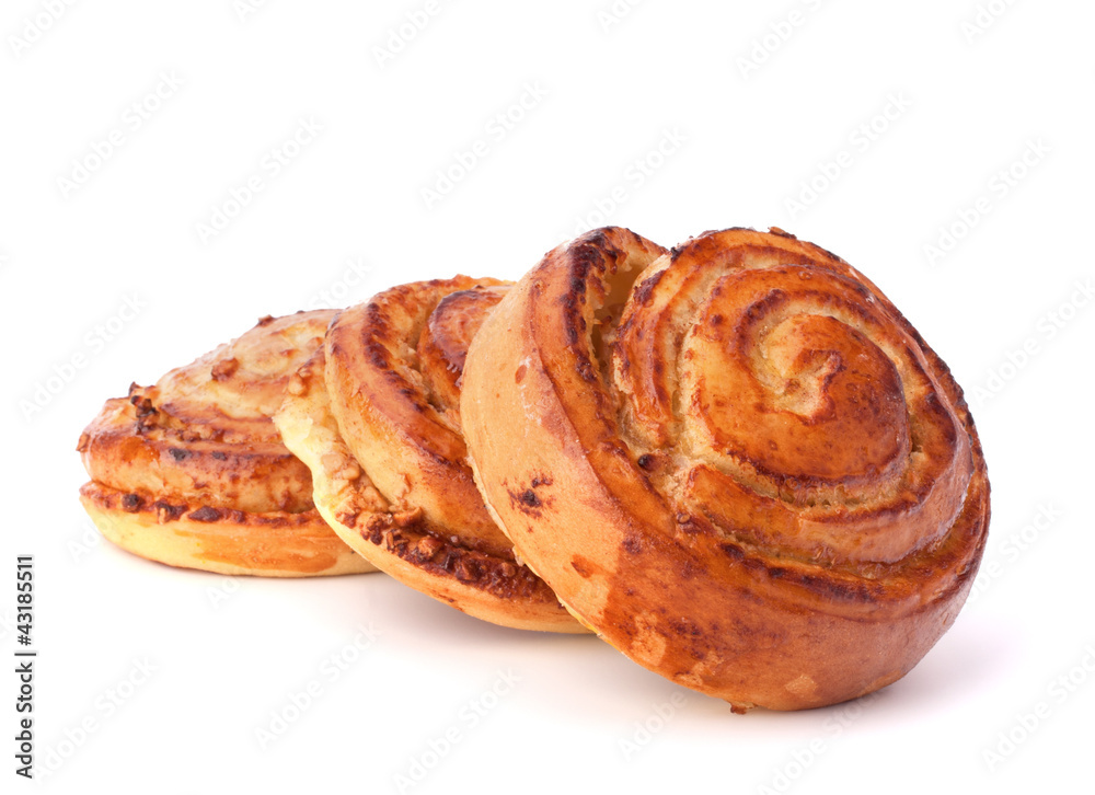 Homemade cream roll