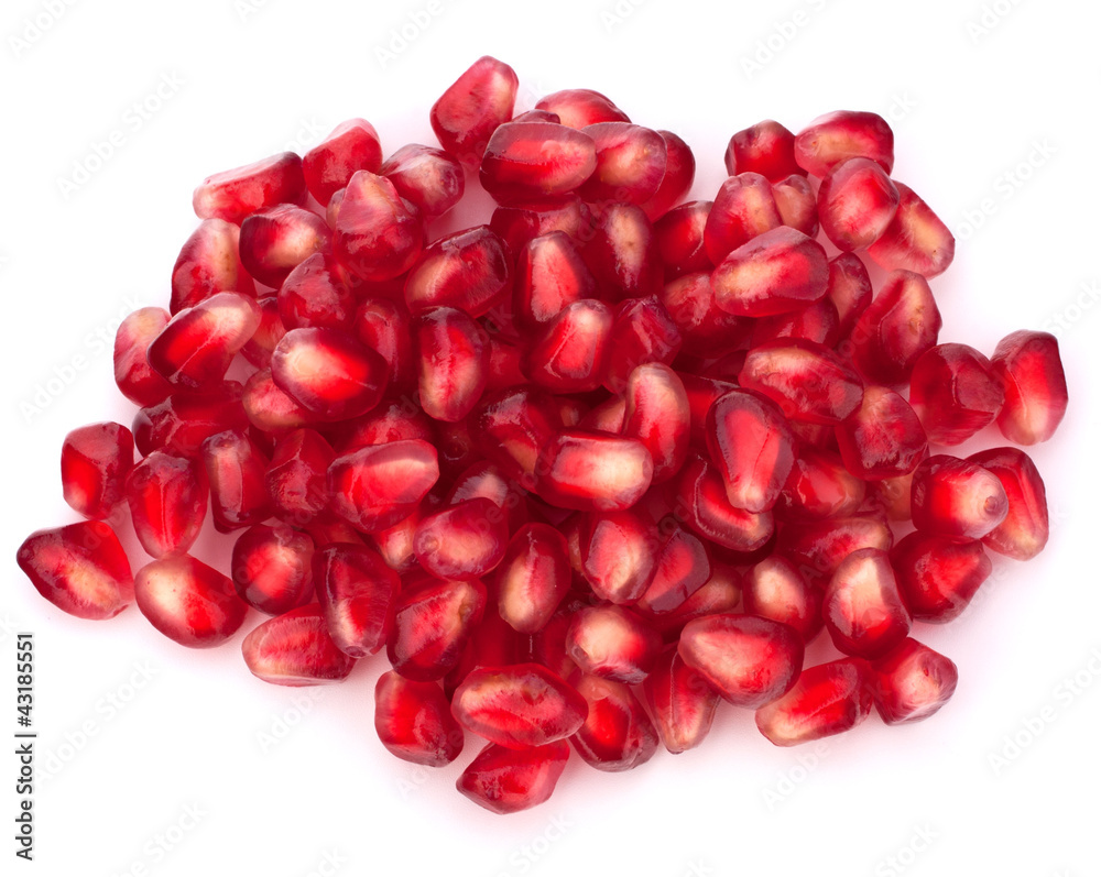 Pomegranate seed pile Pomegranate seed pile