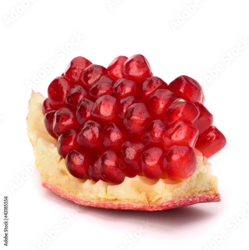 Ripe pomegranate piece