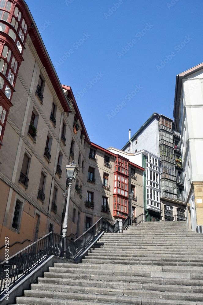 Mallona street, Bilbao (Basque Country)