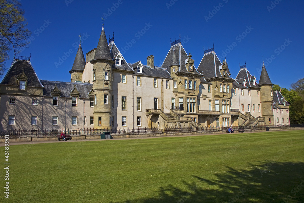 Callendar House - Left Side View Callendar House - Left Side View