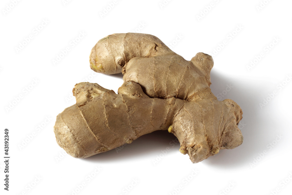 ginger isolated on white ginger isolated on white