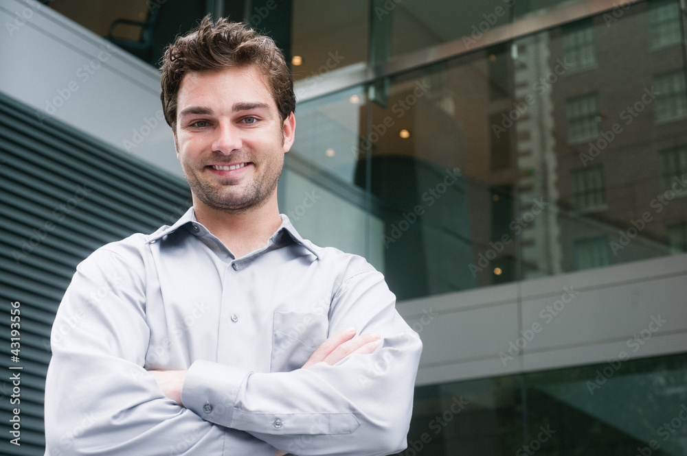 Portrait of a happy young businessman Portrait of a happy young businessman