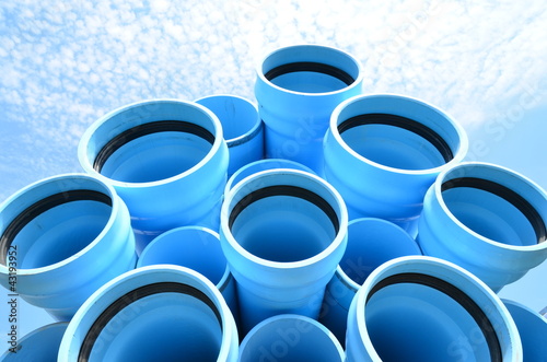 Blue pipes