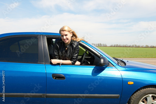 girl in car © pioneer111