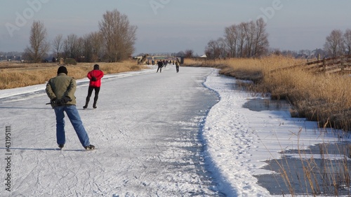 Ice Skating in Holland