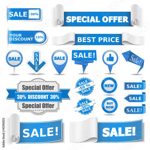 Blue Sale Banners
