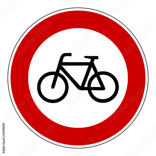 Verbot für Radfahrer