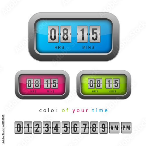 Orologi colorati, Colorful Clocks
