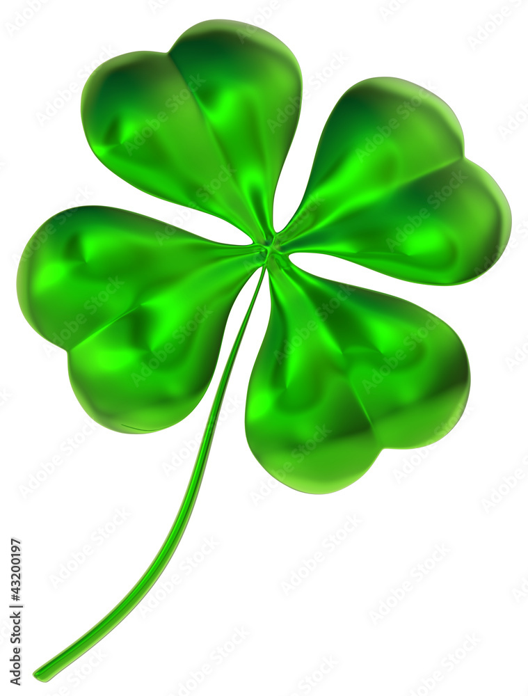 four-leaf clover as symbol of good luck four-leaf clover as symbol of good luck