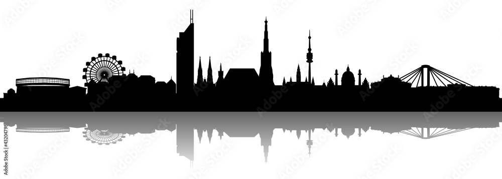 Obraz premium Skyline Wien