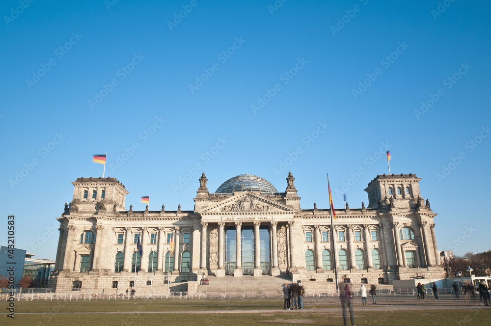 The Bundestag at Berlin, Germany