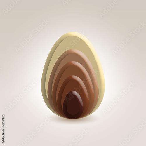 chocolate abstract figure