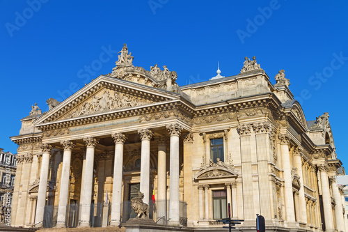 Brussels Stock Exchange in Belgium