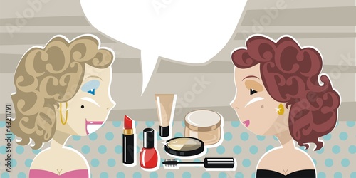 Stylish Ladies And Cosmetics