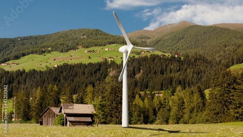 Eolico cielo montagna